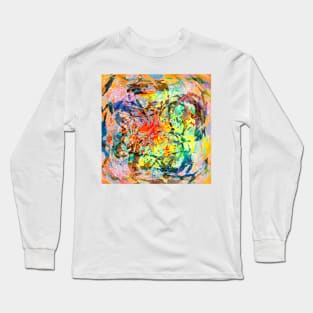 Vibrant Circles. Abstract Art/ Artwork. Long Sleeve T-Shirt